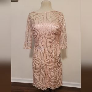 NWT Tahari Blush Pink Cocktail Dress size 8